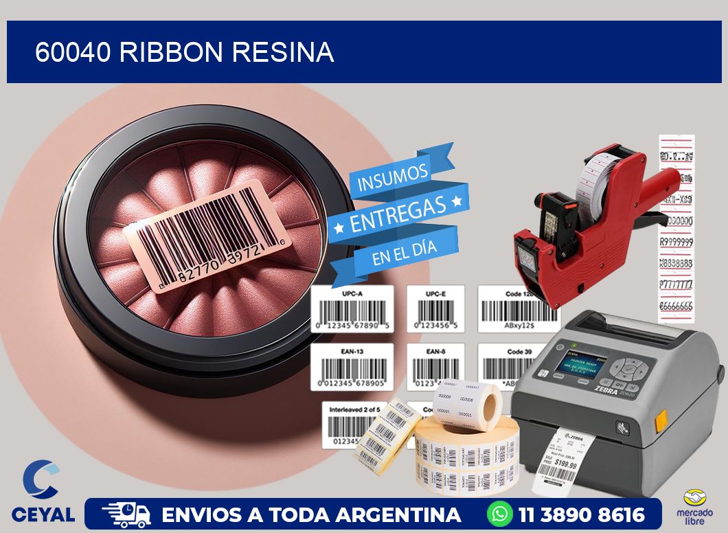 60040 Ribbon resina
