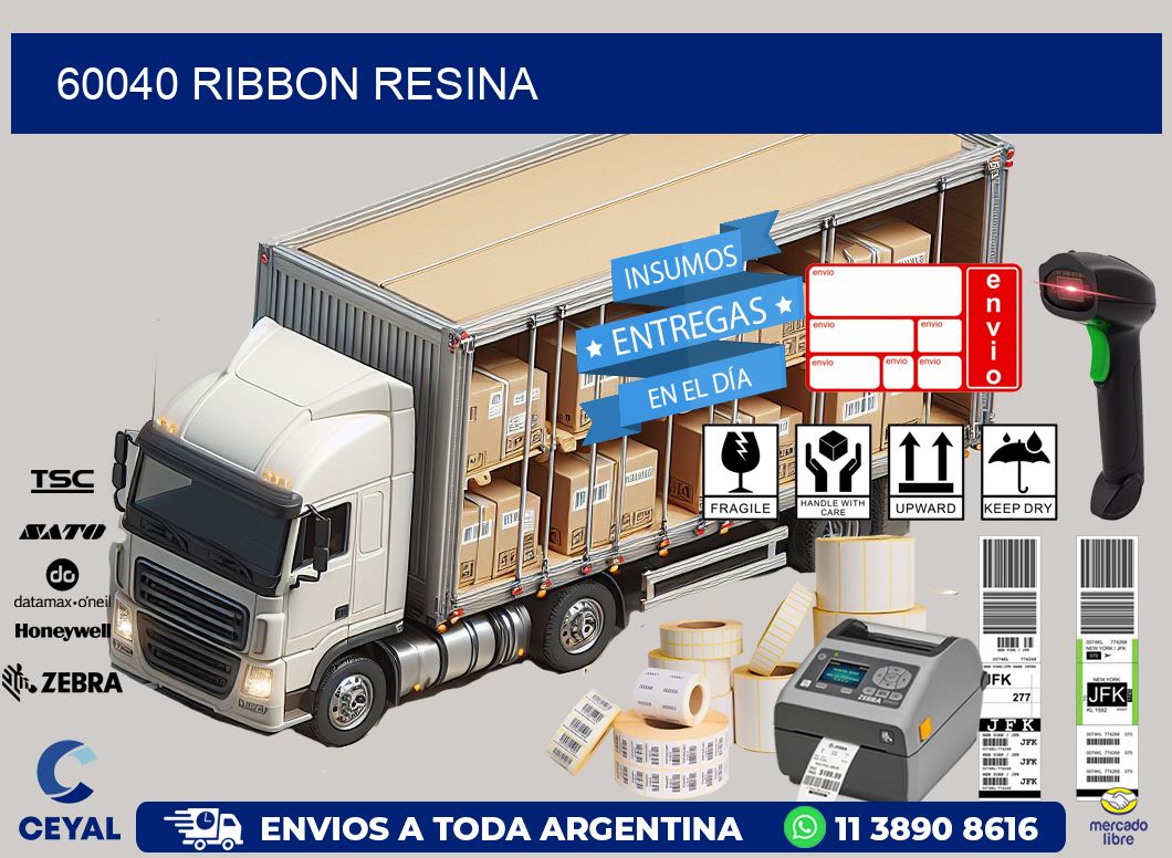 60040 Ribbon resina