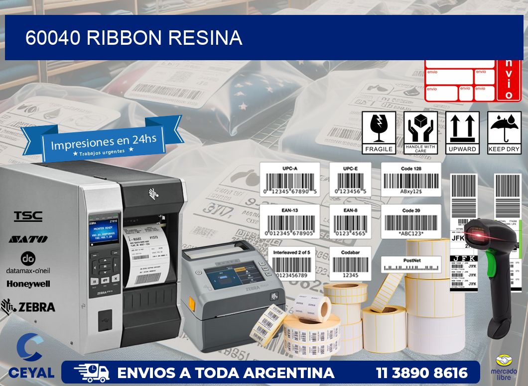 60040 Ribbon resina