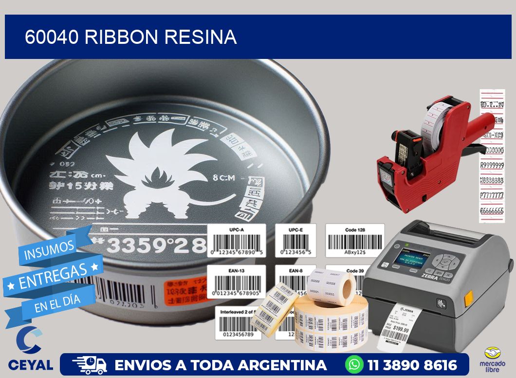 60040 Ribbon resina