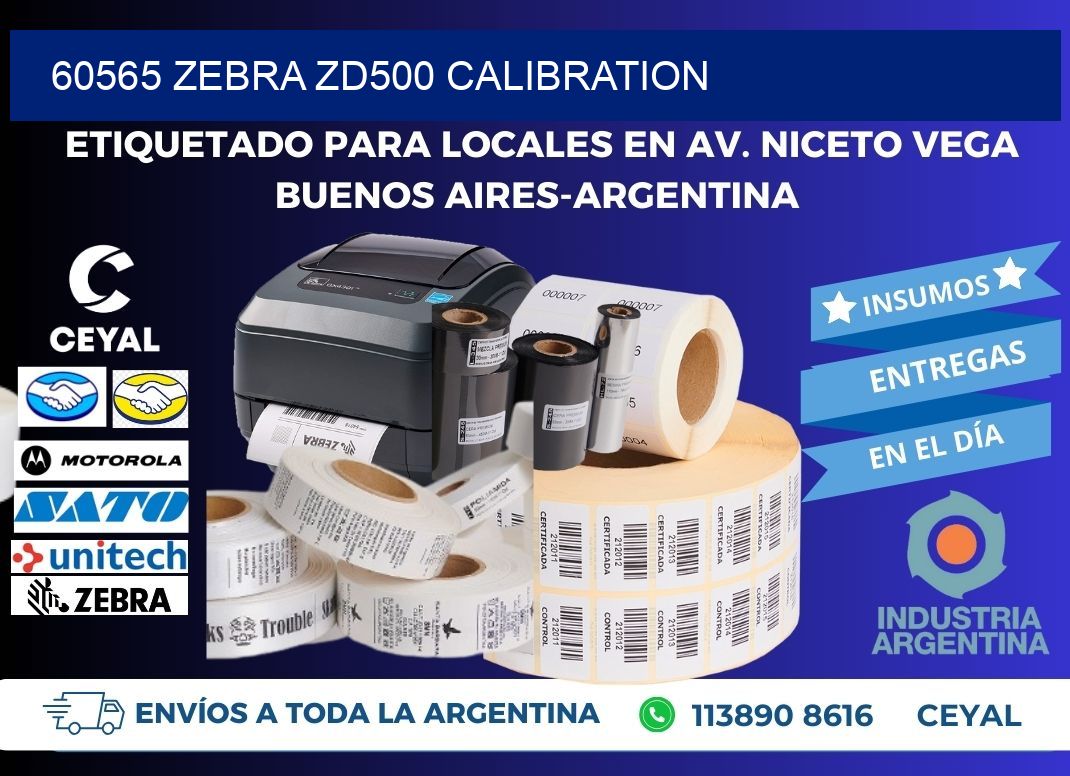 60565 Zebra ZD500 Calibration