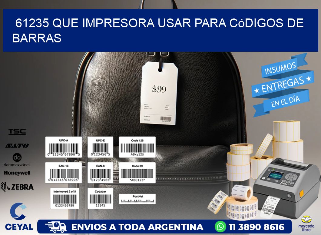 61235 Que impresora usar para códigos de barras