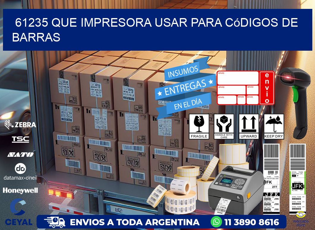 61235 Que impresora usar para códigos de barras