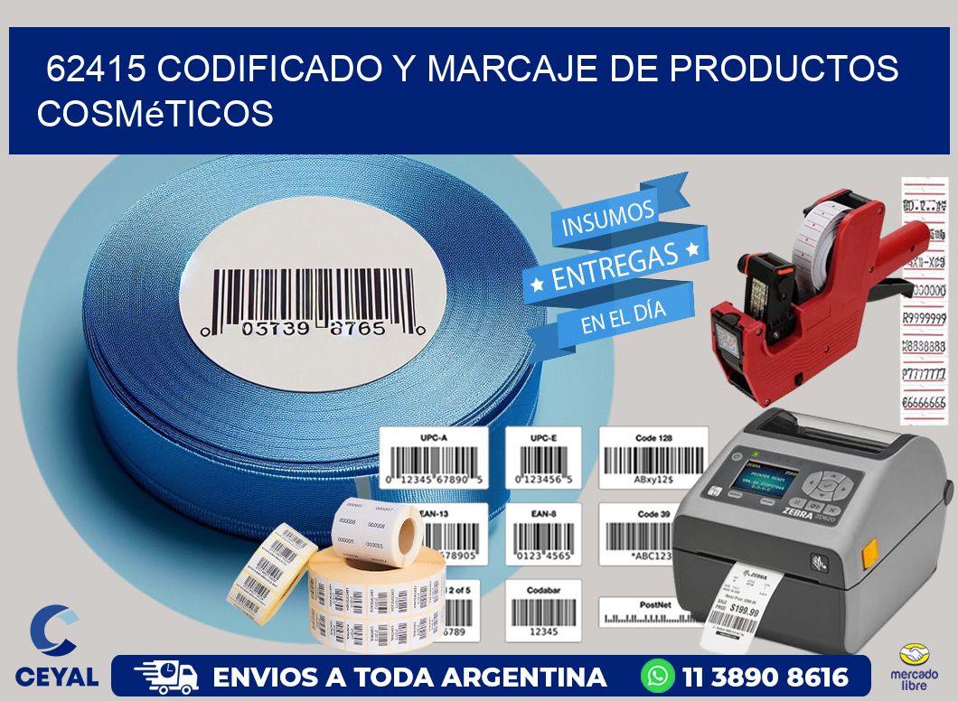 62415 codificado y marcaje de productos cosméticos