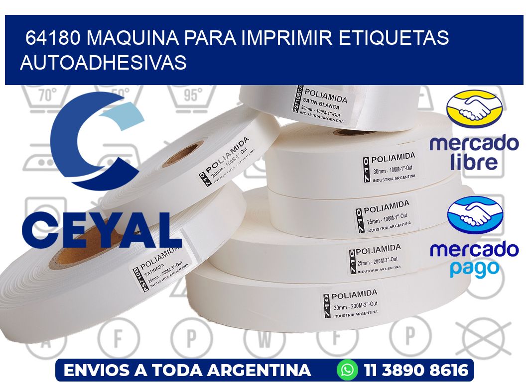64180 maquina para imprimir etiquetas autoadhesivas
