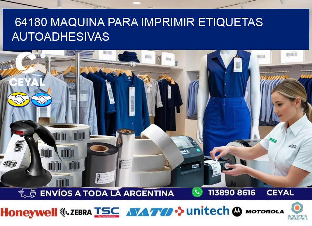 64180 maquina para imprimir etiquetas autoadhesivas