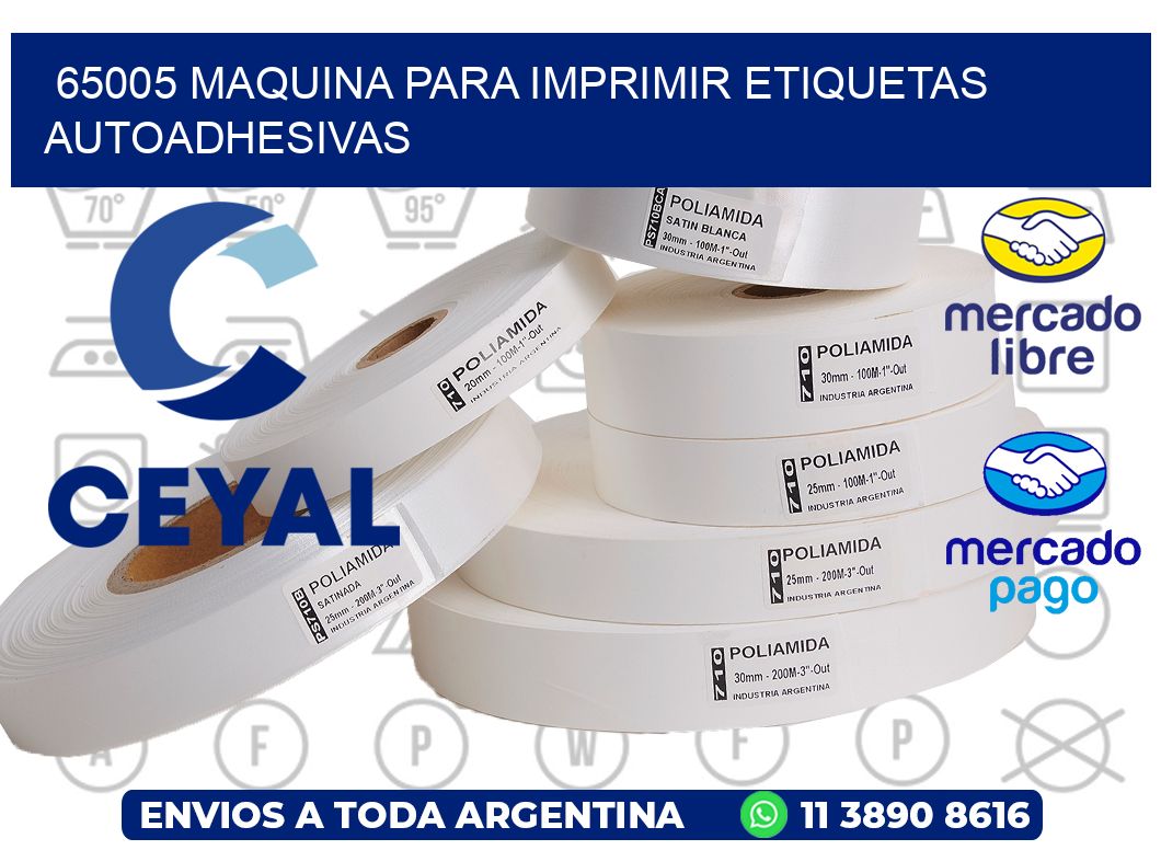 65005 maquina para imprimir etiquetas autoadhesivas