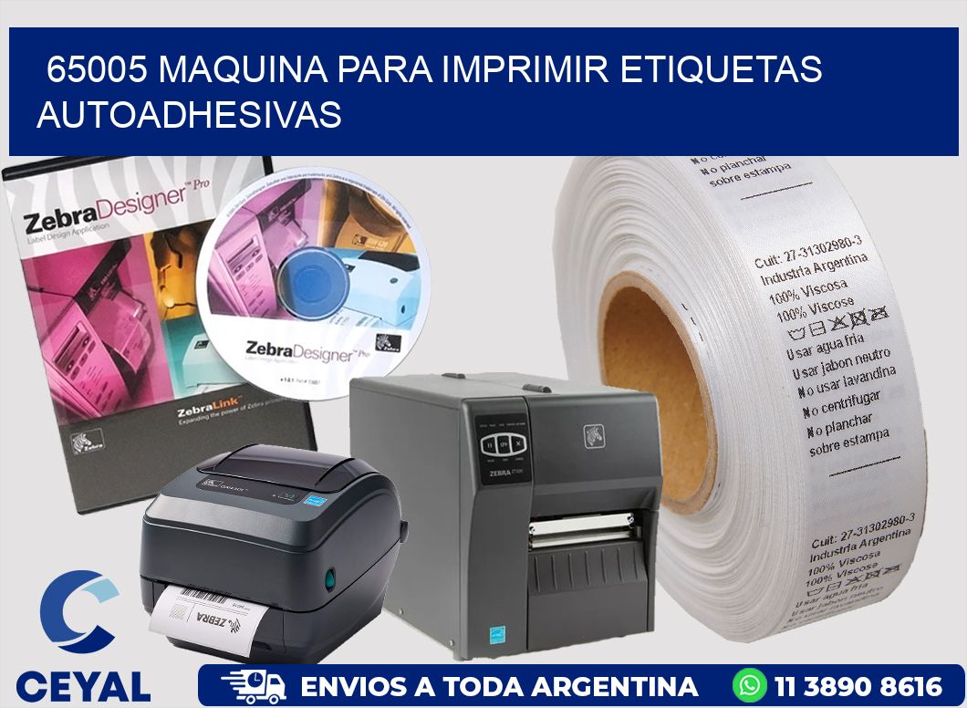65005 maquina para imprimir etiquetas autoadhesivas