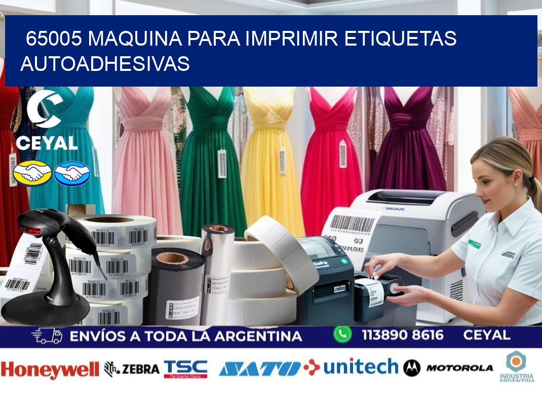 65005 maquina para imprimir etiquetas autoadhesivas