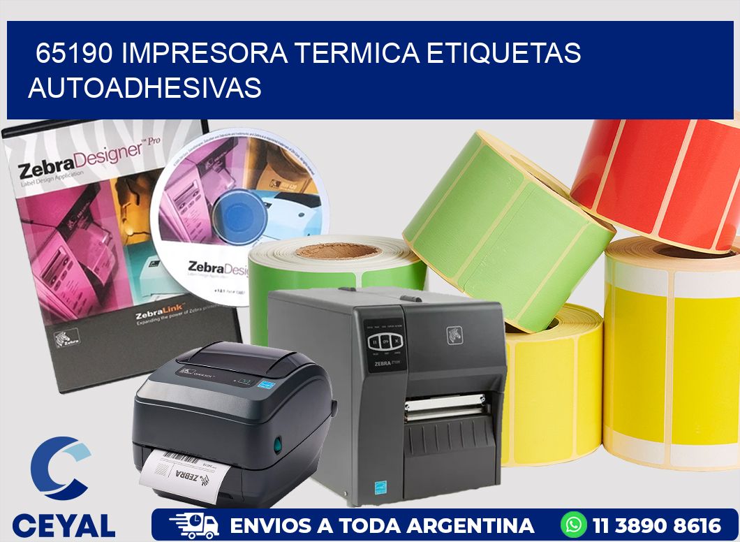 65190 Impresora termica etiquetas autoadhesivas