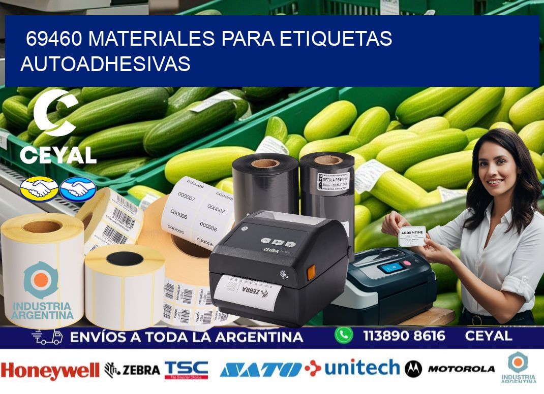 69460 materiales para etiquetas autoadhesivas