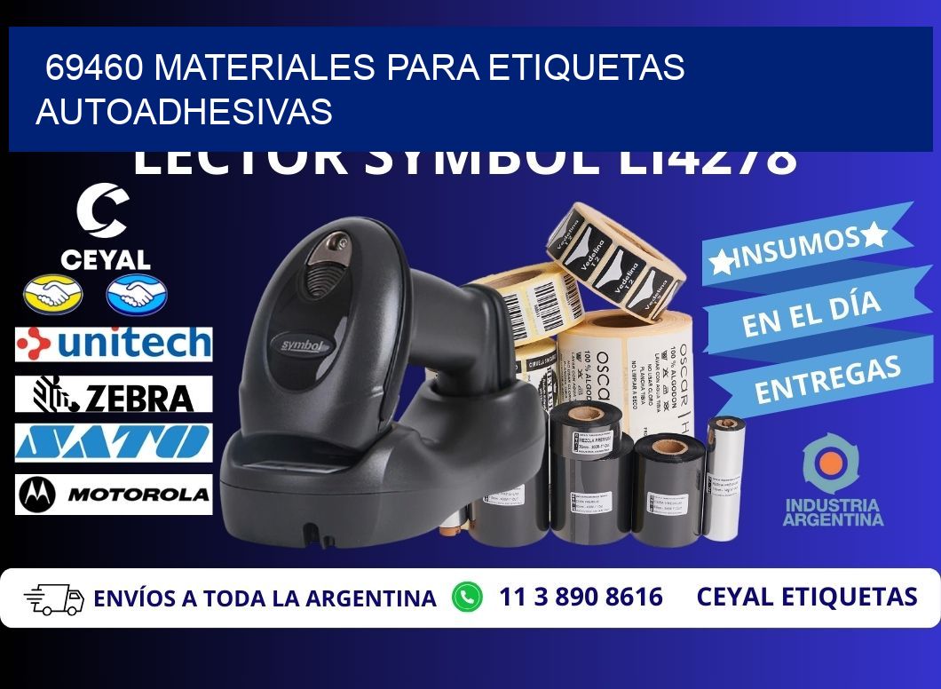 69460 materiales para etiquetas autoadhesivas
