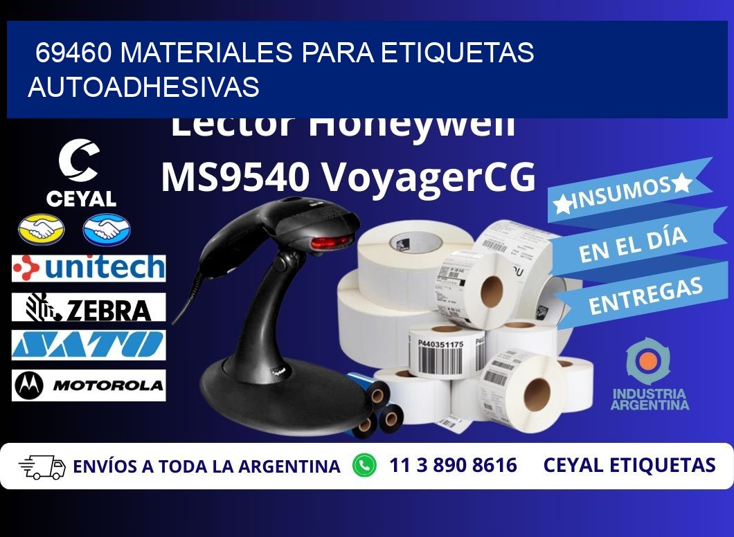 69460 materiales para etiquetas autoadhesivas