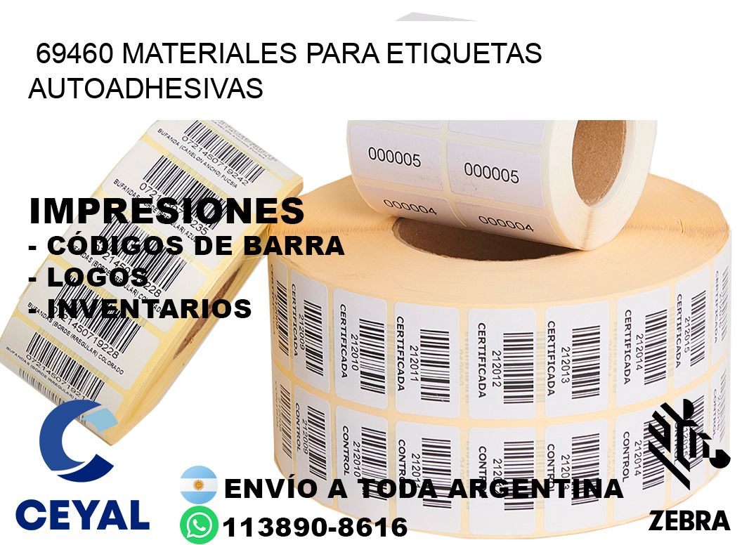 69460 materiales para etiquetas autoadhesivas