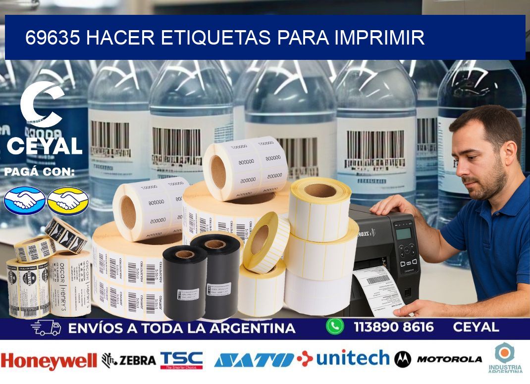 69635 Hacer etiquetas para imprimir