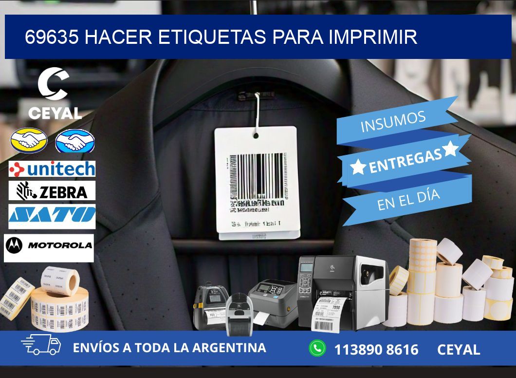 69635 Hacer etiquetas para imprimir