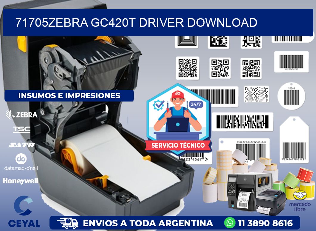 71705Zebra GC420t driver download