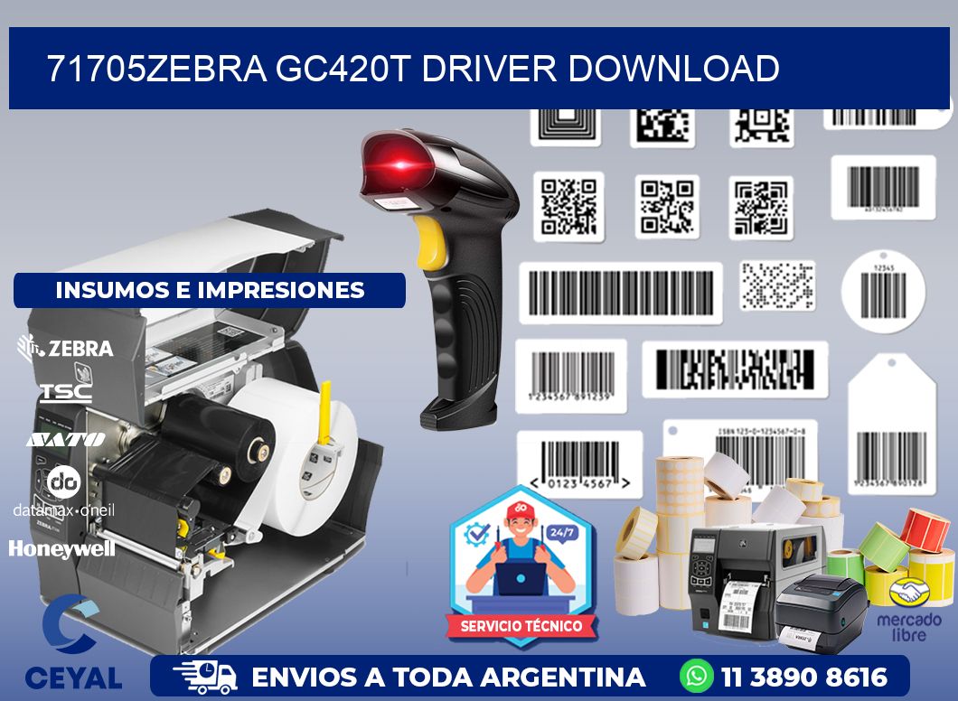 71705Zebra GC420t driver download