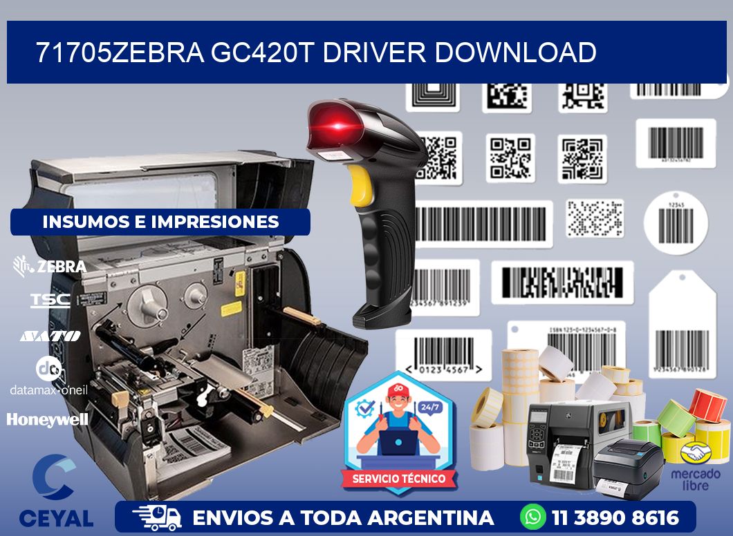 71705Zebra GC420t driver download