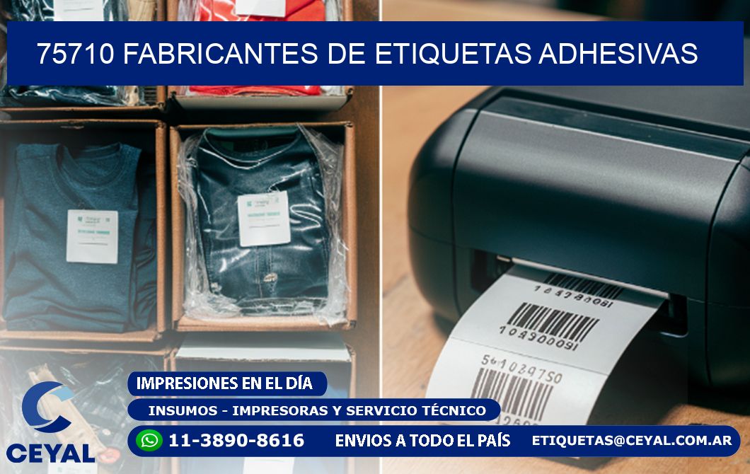 75710 Fabricantes de etiquetas adhesivas