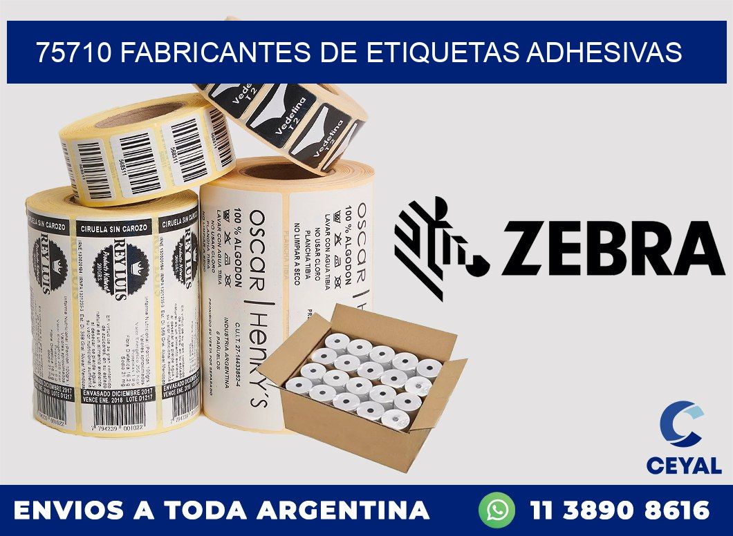 75710 Fabricantes de etiquetas adhesivas