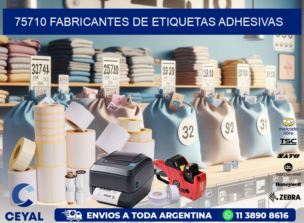 75710 Fabricantes de etiquetas adhesivas