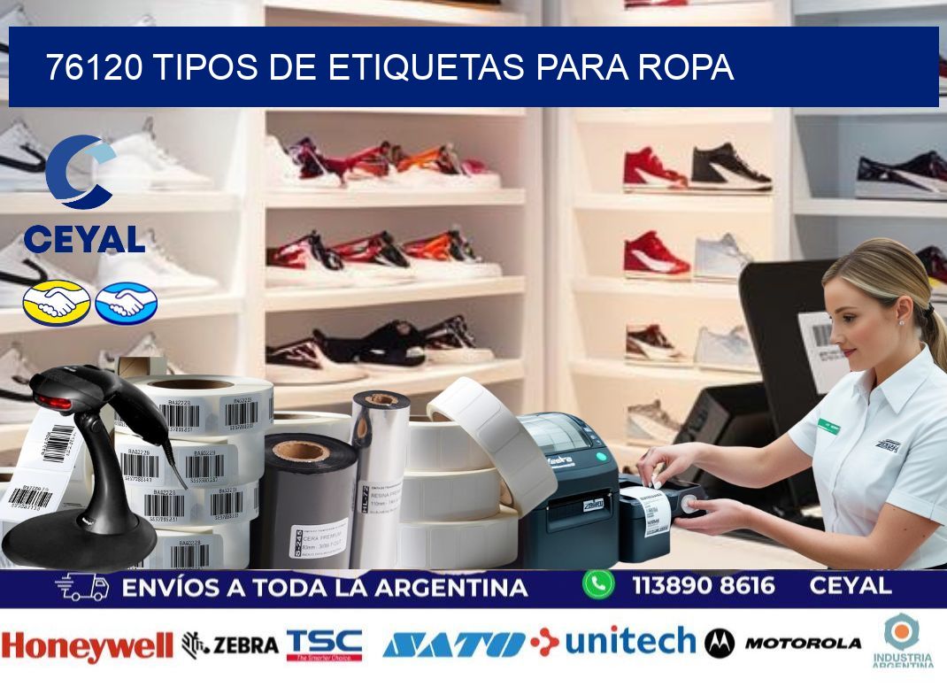 76120 tipos de etiquetas para ropa