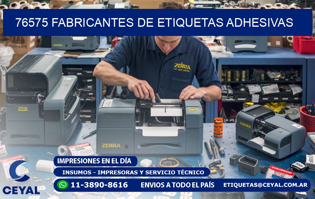 76575 Fabricantes de etiquetas adhesivas