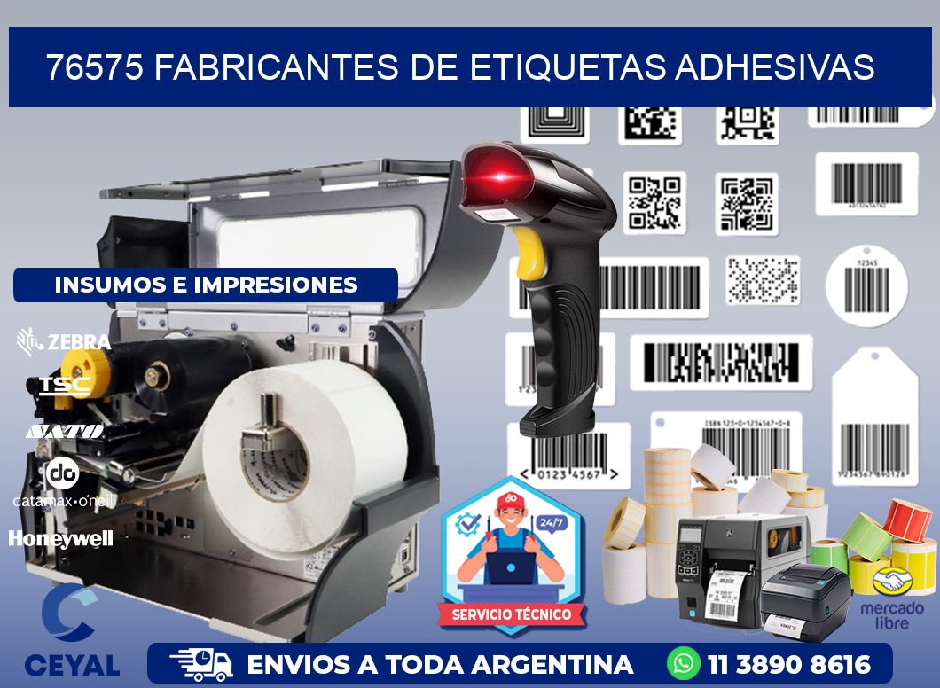 76575 Fabricantes de etiquetas adhesivas