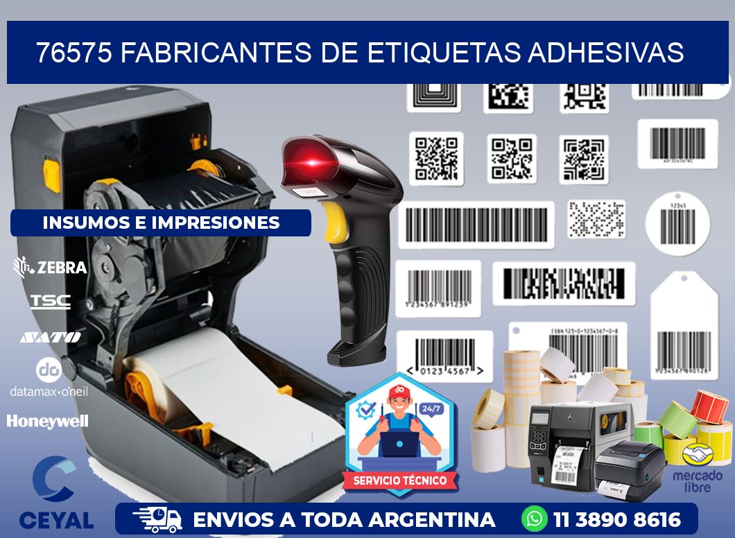 76575 Fabricantes de etiquetas adhesivas