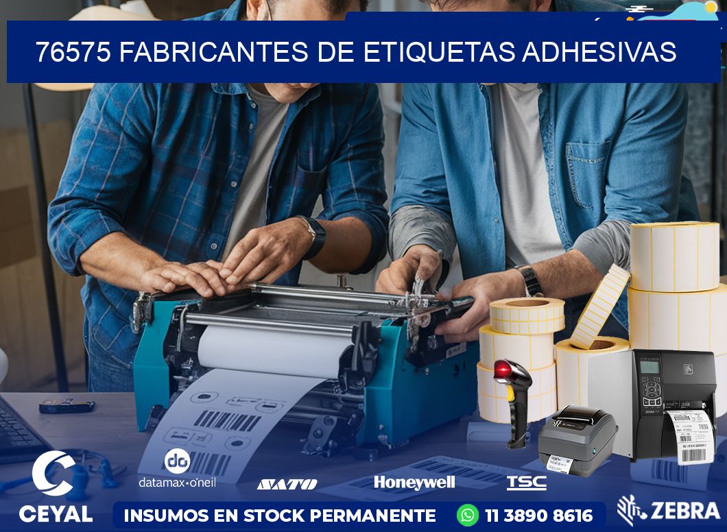76575 Fabricantes de etiquetas adhesivas