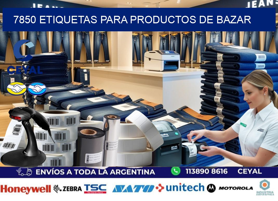 7850 Etiquetas para productos de bazar
