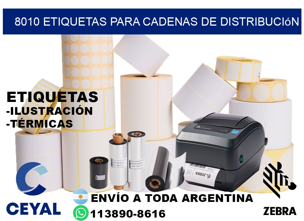 8010 Etiquetas para cadenas de distribución