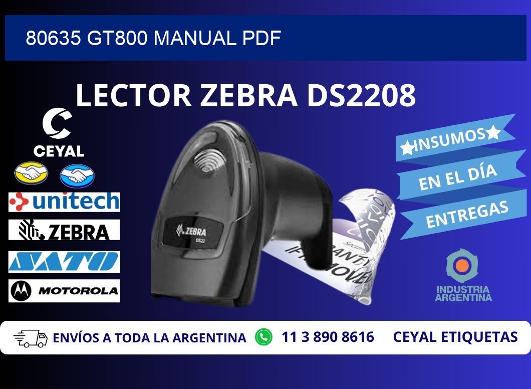 80635 GT800 manual PDF