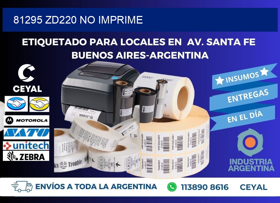 81295 ZD220 no imprime
