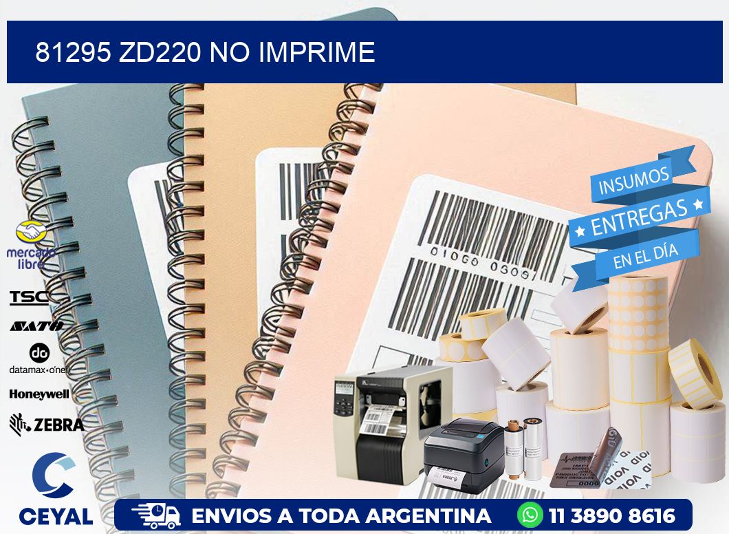 81295 ZD220 no imprime