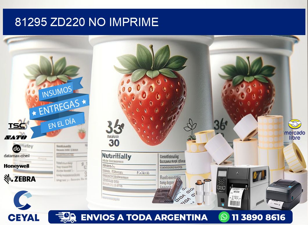 81295 ZD220 no imprime