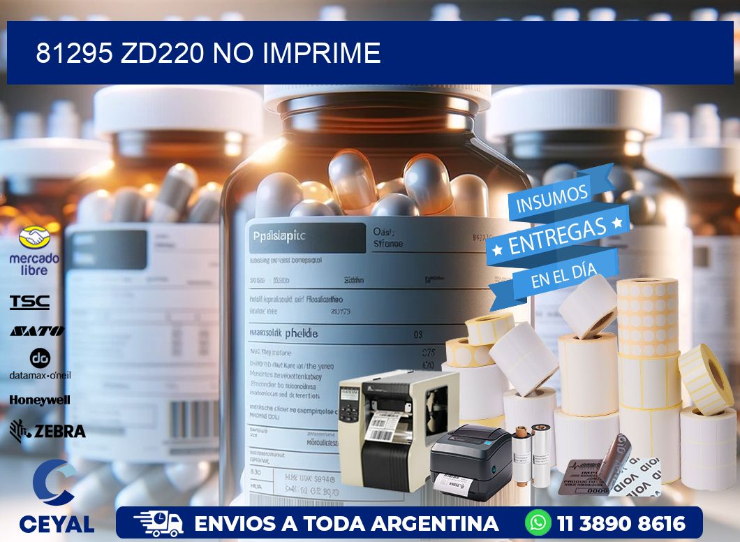 81295 ZD220 no imprime