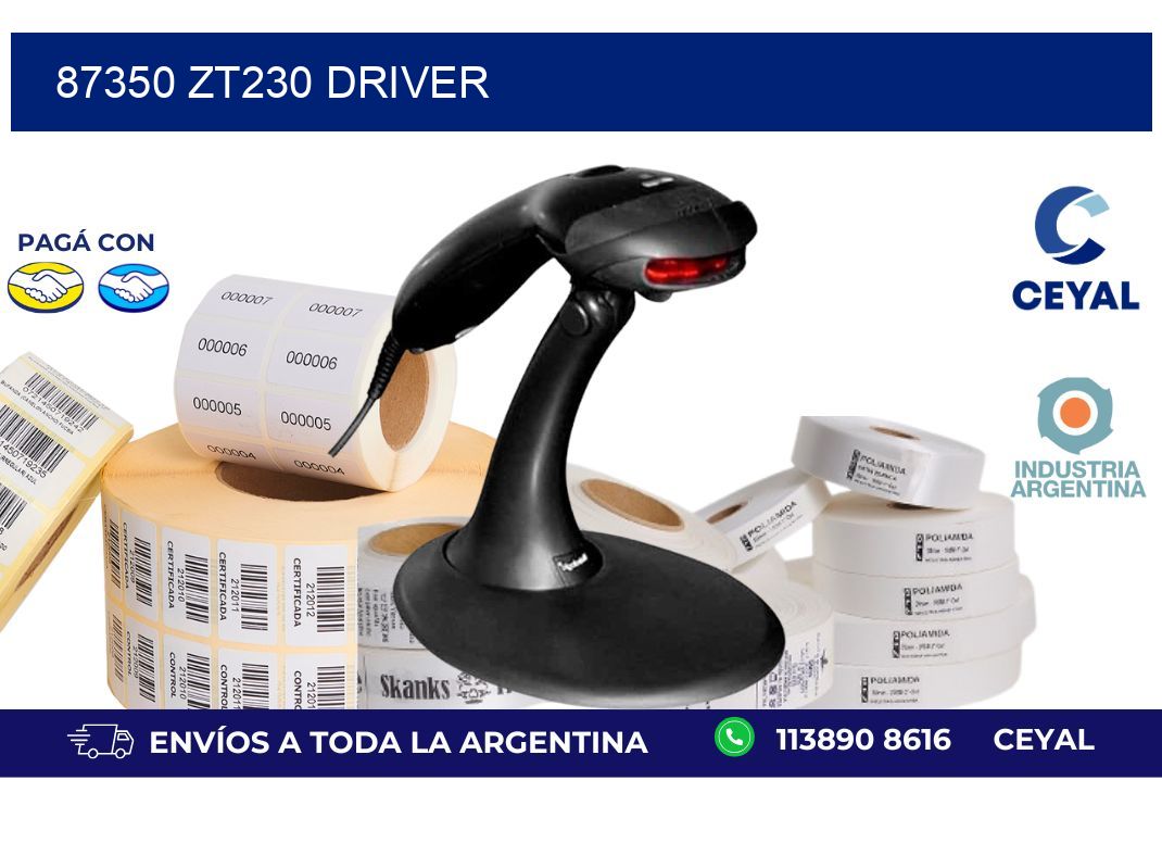 87350 ZT230 driver