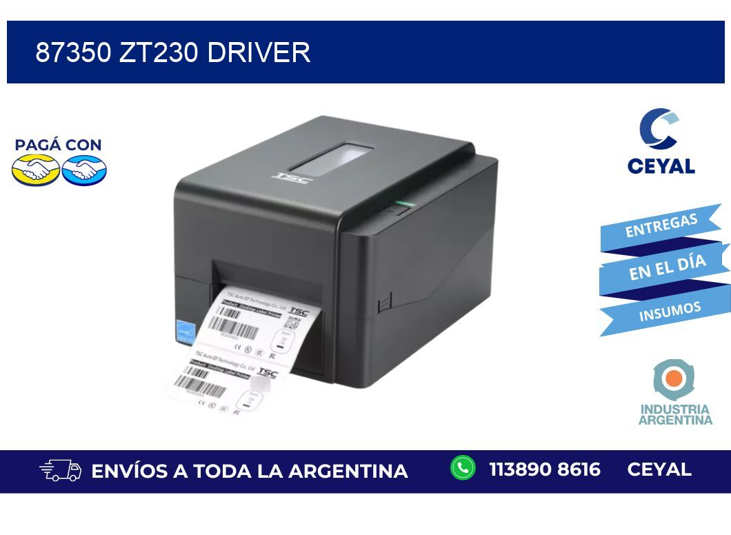 87350 ZT230 driver