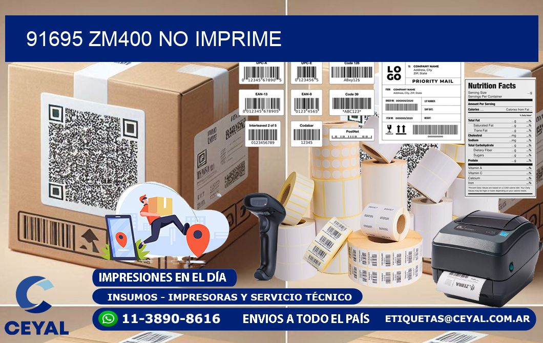 91695 ZM400 no imprime