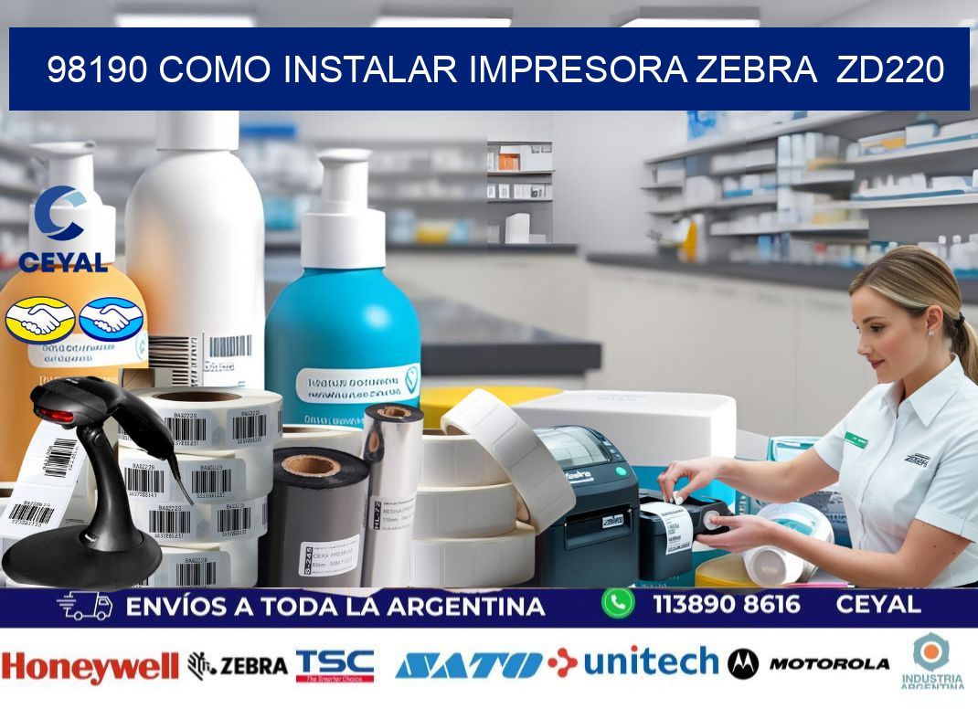 98190 Como instalar impresora Zebra ZD220