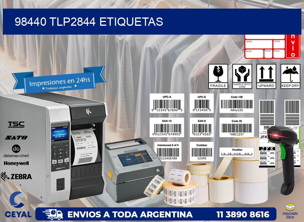 98440 TLP2844 etiquetas
