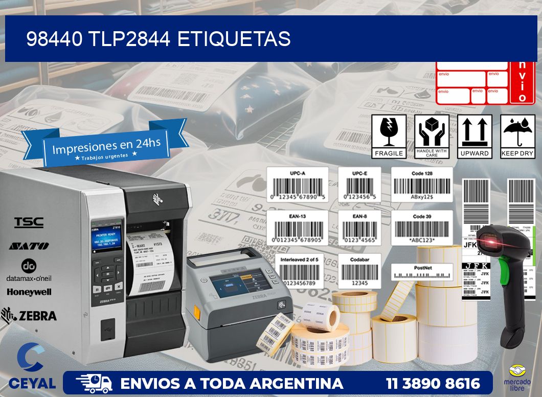 98440 TLP2844 etiquetas