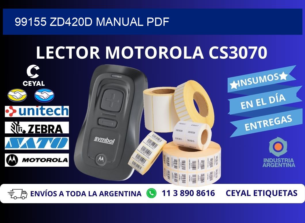 99155 ZD420d manual PDF
