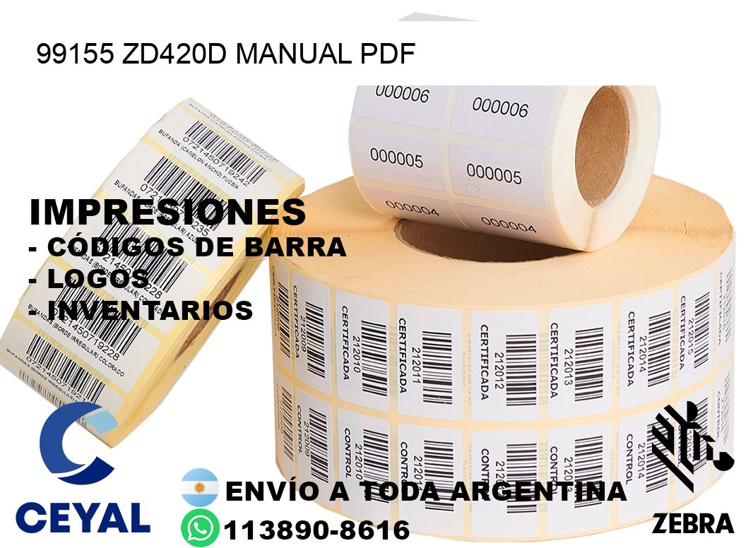 99155 ZD420d manual PDF