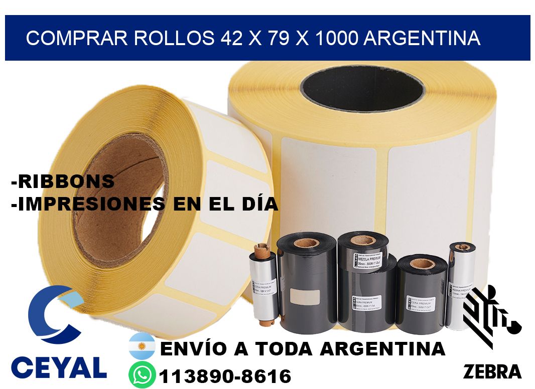 Comprar Rollos 42 x 79 x 1000 argentina