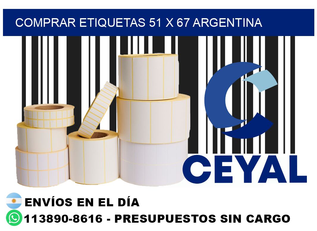 Comprar etiquetas 51 x 67 argentina