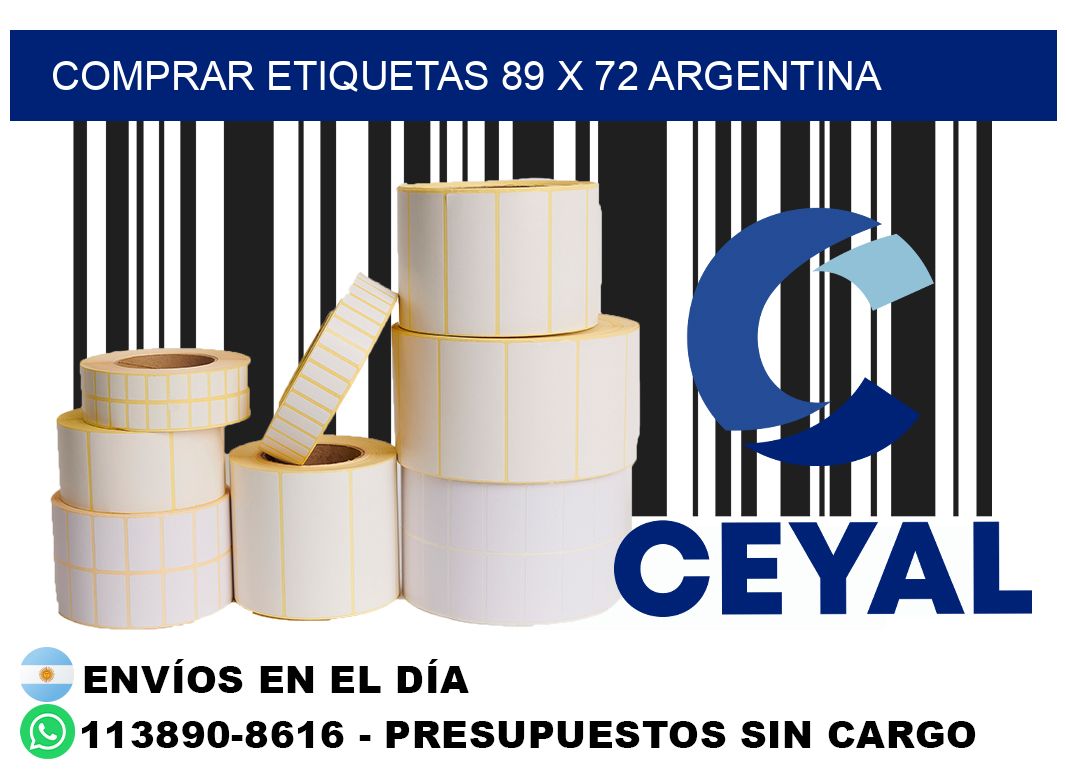 Comprar etiquetas 89 x 72 argentina