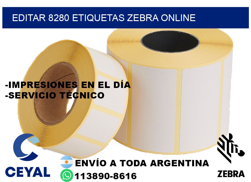 EDITAR 8280 ETIQUETAS ZEBRA ONLINE